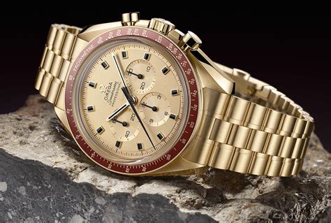 omega gold speedmaster apollo 11|omega apollo 11 anniversary.